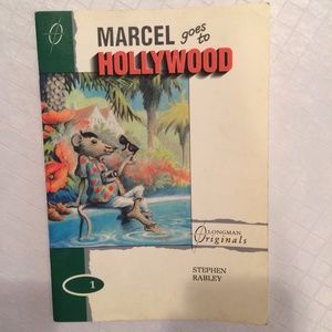 "Marcel Goes to Hollywood" Paperback book to learn English as a second language